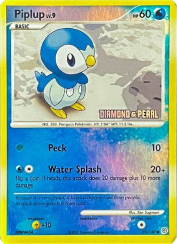 Piplup (93/130) (Diamond and Pearl) [Burger King Promos: 2008 Collection] | Enigma On Main