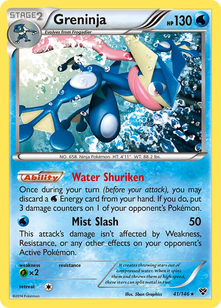 Greninja (41/146) (Cosmos Holo) (Blister Exclusive) [XY: Base Set] | Enigma On Main