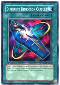 Different Dimension Capsule [Duelist Pack 4: Zane Truesdale] [DP04-EN019] | Enigma On Main