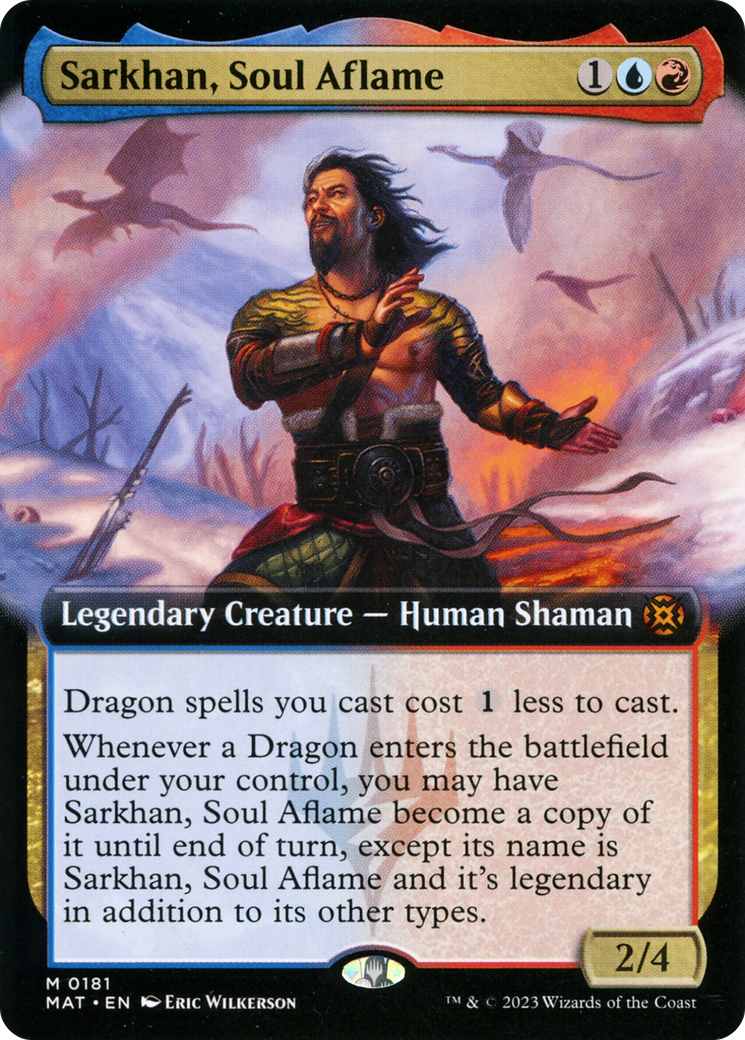 Sarkhan, Soul Aflame (Extended Art) [March of the Machine: The Aftermath] | Enigma On Main