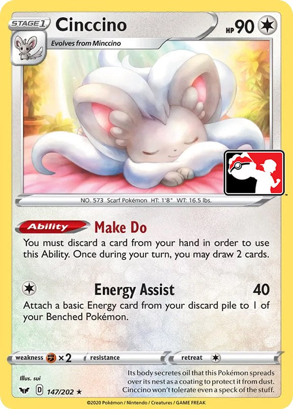 Cinccino (147/202) [Prize Pack Series One] | Enigma On Main