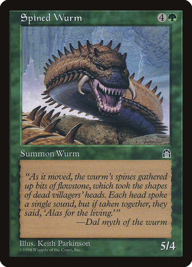 Spined Wurm [Stronghold] | Enigma On Main