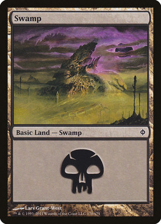 Swamp (170) [New Phyrexia] | Enigma On Main