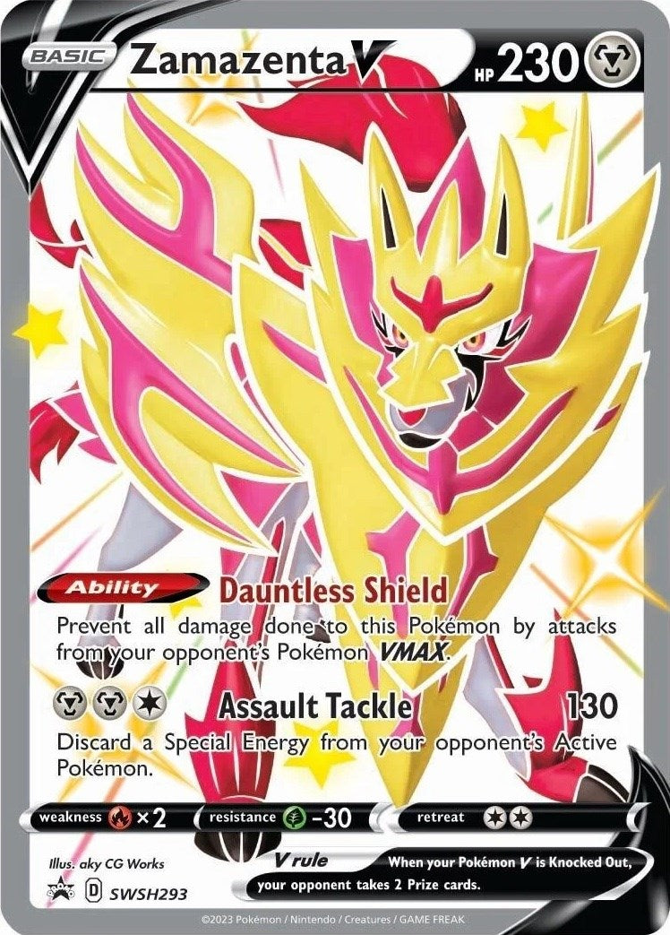 Zamazenta V (SWSH293) [Sword & Shield: Black Star Promos] | Enigma On Main