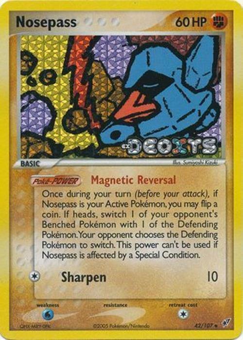 Nosepass (42/107) (Stamped) [EX: Deoxys] | Enigma On Main