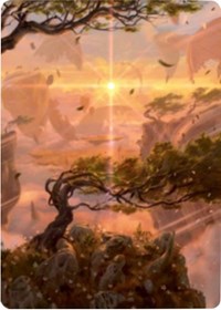 Windswept Heath Art Card [Zendikar Rising Art Series] | Enigma On Main