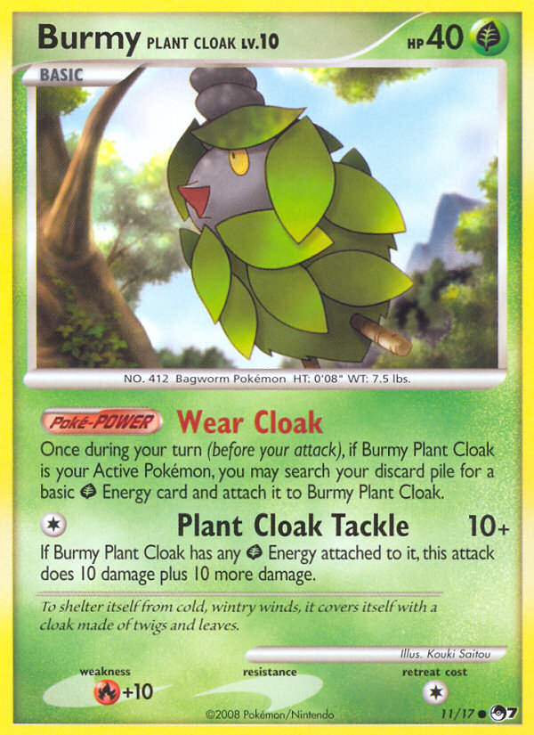 Burmy Plant Cloak (11/17) [POP Series 7] | Enigma On Main