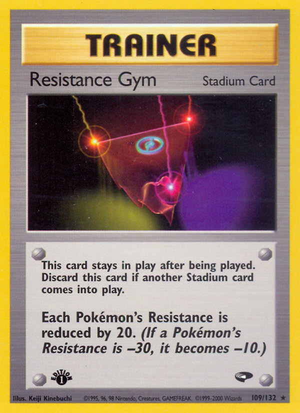 Resistance Gym (109/132) [Gym Challenge 1st Edition] | Enigma On Main