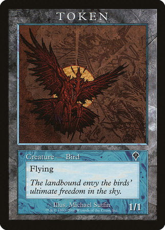 Bird Token (Invasion) [Magic Player Rewards 2001] | Enigma On Main