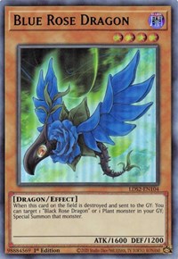 Blue Rose Dragon (Green) [LDS2-EN104] Ultra Rare | Enigma On Main