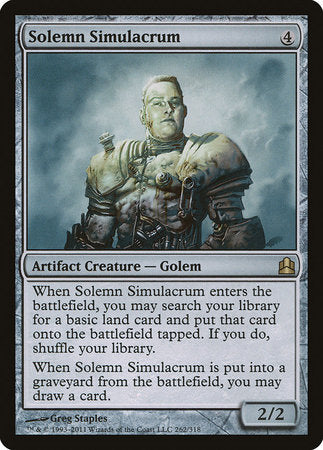 Solemn Simulacrum [Commander 2011] | Enigma On Main