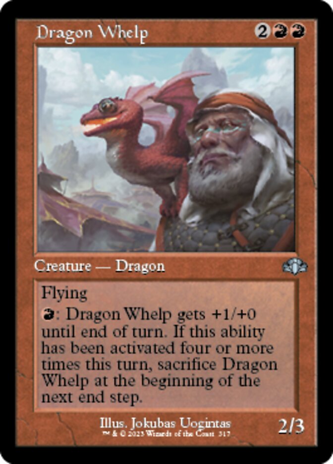 Dragon Whelp (Retro) [Dominaria Remastered] | Enigma On Main