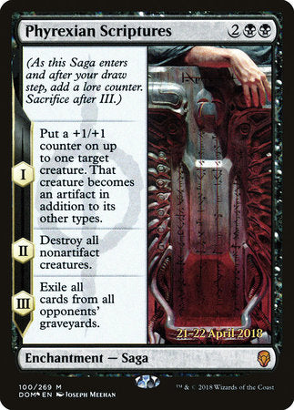 Phyrexian Scriptures [Dominaria Promos] | Enigma On Main