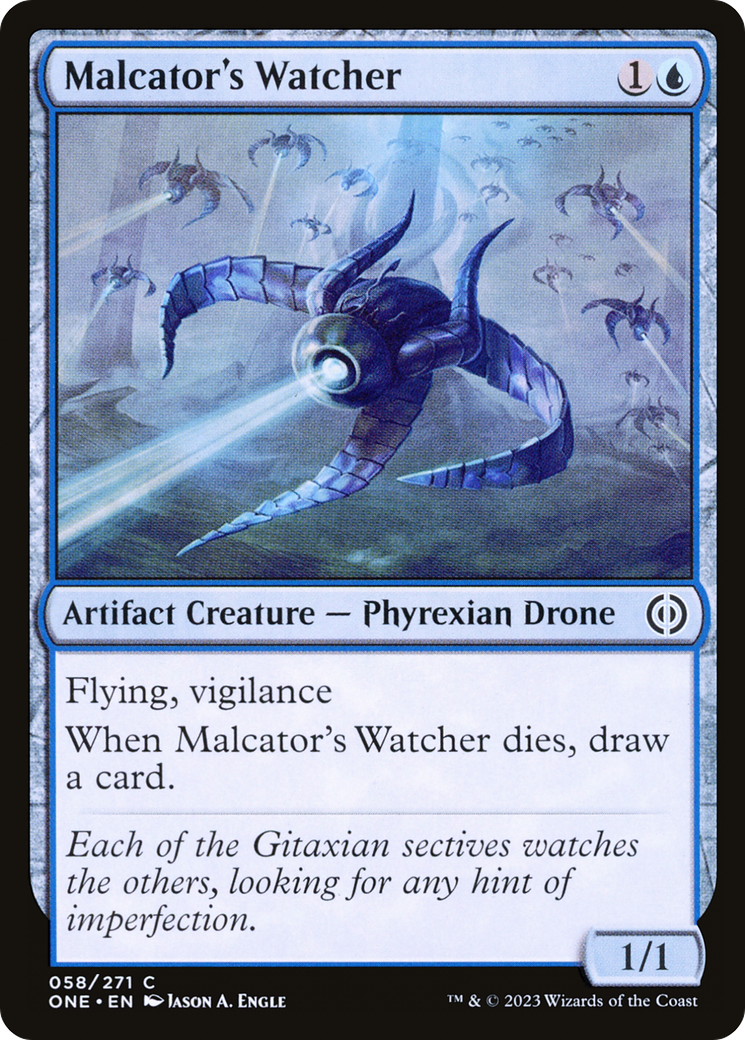 Malcator's Watcher [Phyrexia: All Will Be One] | Enigma On Main