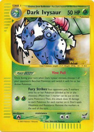 Dark Ivysaur (6) (Winner) (Jumbo Card) [Best of Promos] | Enigma On Main