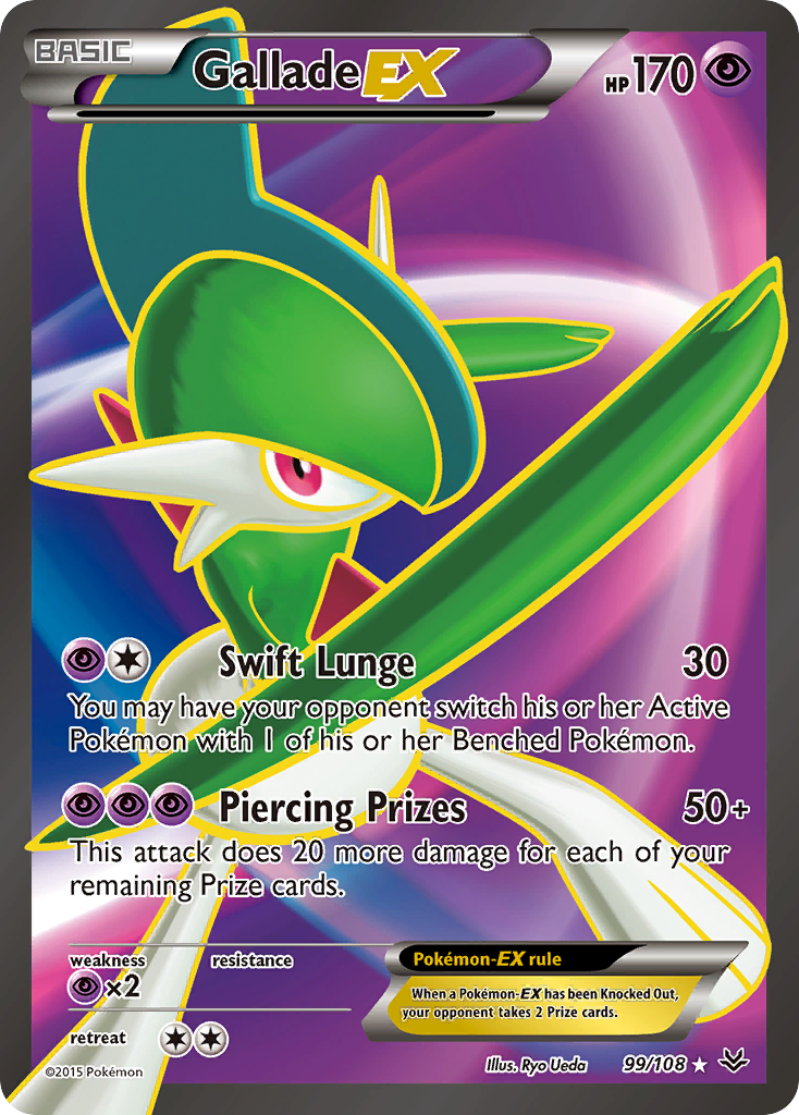 Gallade EX (99/108) [XY: Roaring Skies] | Enigma On Main