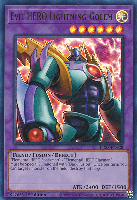 Evil HERO Lightning Golem [LDS3-EN028] Ultra Rare | Enigma On Main