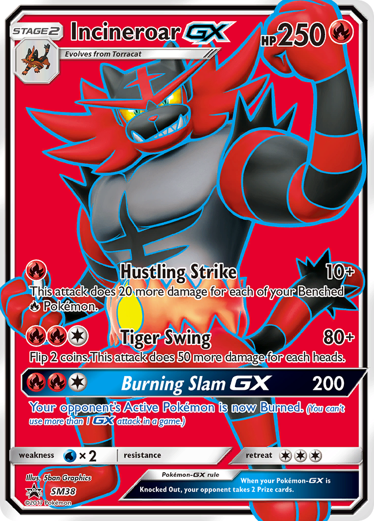 Incineroar GX (SM38) [Sun & Moon: Black Star Promos] | Enigma On Main