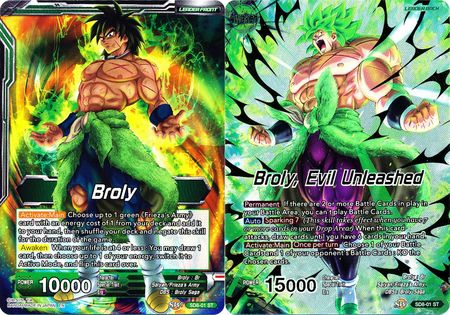 Broly // Broly, Evil Unleashed (Starter Deck Exclusive) (SD8-01) [Destroyer Kings] | Enigma On Main