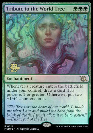 Tribute to the World Tree [March of the Machine Prerelease Promos] | Enigma On Main