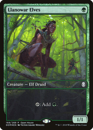 Llanowar Elves [Dominaria Promos] | Enigma On Main