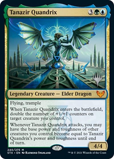 Tanazir Quandrix (Promo Pack) [Strixhaven: School of Mages Promos] | Enigma On Main