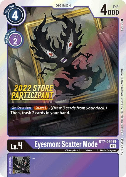 Eyesmon: Scatter Mode [BT7-069] (2022 Store Participant) [Next Adventure Promos] | Enigma On Main