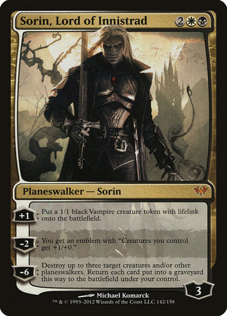 Sorin, Lord of Innistrad [Dark Ascension] | Enigma On Main