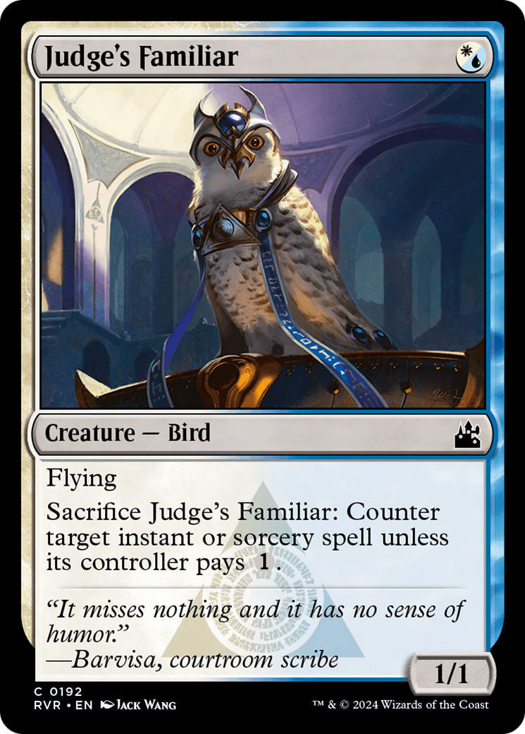 Judge's Familiar [Ravnica Remastered] | Enigma On Main