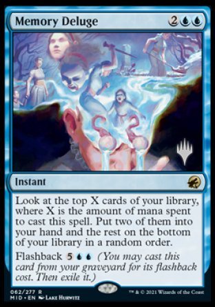 Memory Deluge (Promo Pack) [Innistrad: Midnight Hunt Promos] | Enigma On Main