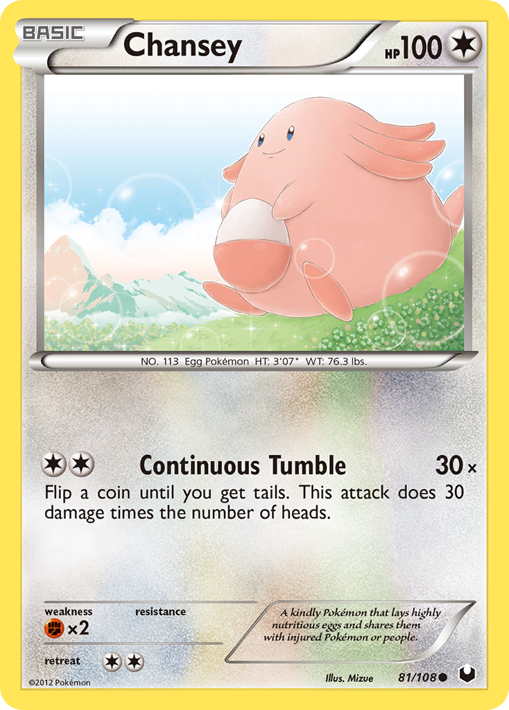 Chansey (81/108) [Black & White: Dark Explorers] | Enigma On Main