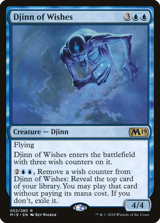 Djinn of Wishes [Core Set 2019] | Enigma On Main