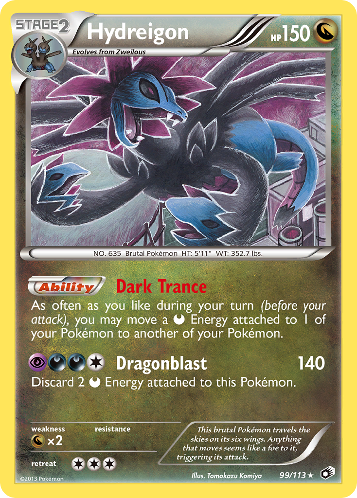 Hydreigon (99/113) [Black & White: Legendary Treasures] | Enigma On Main