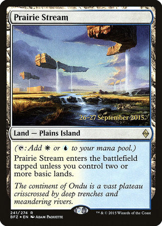 Prairie Stream [Battle for Zendikar Promos] | Enigma On Main