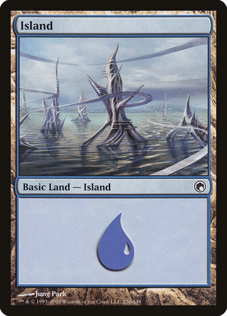 Island (236) [Scars of Mirrodin] | Enigma On Main