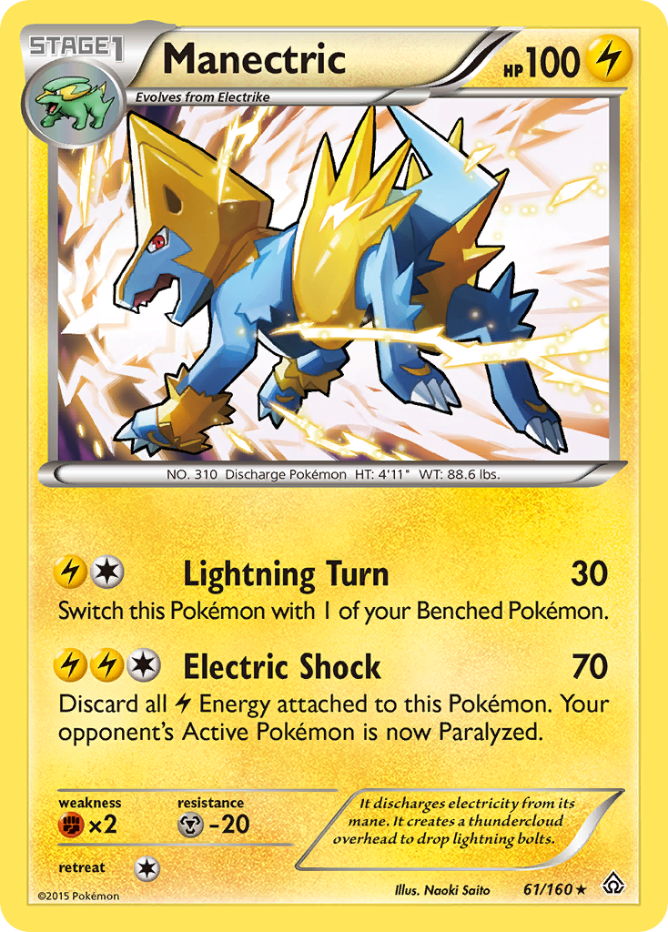 Manectric (61/160) [XY: Primal Clash] | Enigma On Main