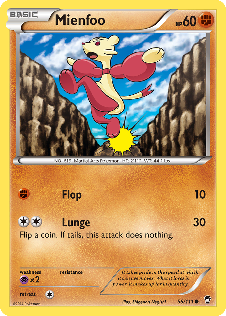 Mienfoo (56/111) [XY: Furious Fists] | Enigma On Main