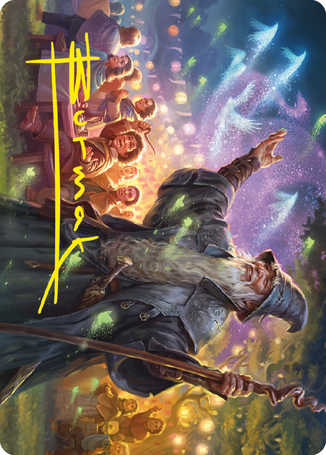 Gandalf, Friend of the Shire Art Card (Gold-Stamped Signature) [The Lord of the Rings: Tales of Middle-earth Art Series] | Enigma On Main