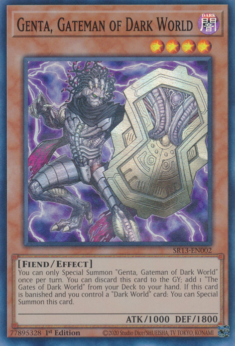 Genta, Gateman of Dark World [SR13-EN002] Super Rare | Enigma On Main