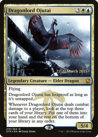 Dragonlord Ojutai [Dragons of Tarkir Promos] | Enigma On Main