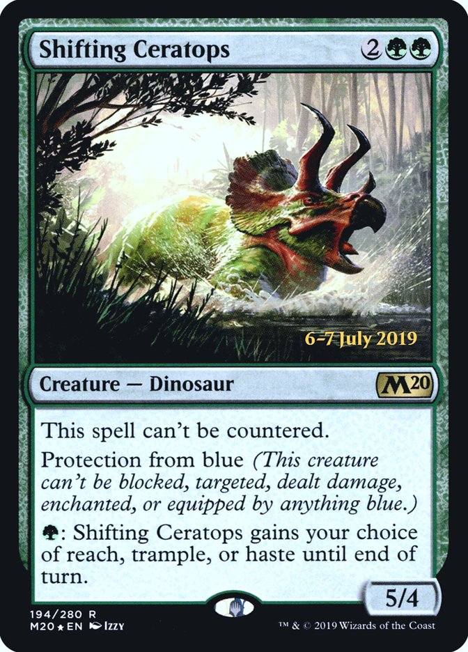 Shifting Ceratops  [Core Set 2020 Prerelease Promos] | Enigma On Main