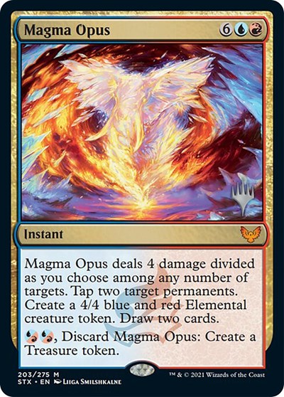 Magma Opus (Promo Pack) [Strixhaven: School of Mages Promos] | Enigma On Main