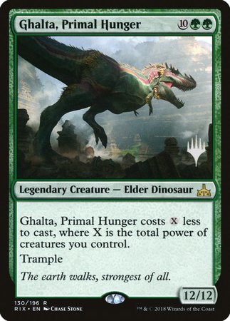 Ghalta, Primal Hunger [Rivals of Ixalan Promos] | Enigma On Main