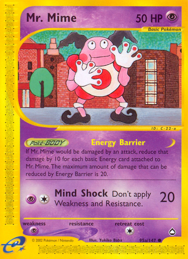 Mr. Mime (95a/147) [Aquapolis] | Enigma On Main