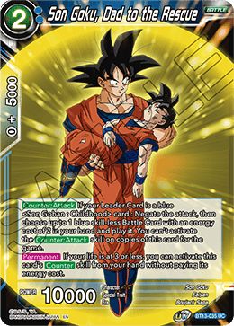 Son Goku, Dad to the Rescue (Uncommon) [BT13-035] | Enigma On Main