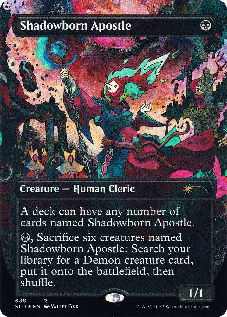 Shadowborn Apostle (688) (Borderless) [Secret Lair Drop Promos] | Enigma On Main