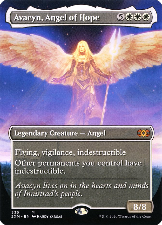 Avacyn, Angel of Hope (Borderless) [Double Masters] | Enigma On Main