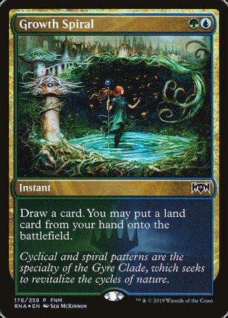 Growth Spiral [Ravnica Allegiance Promos] | Enigma On Main