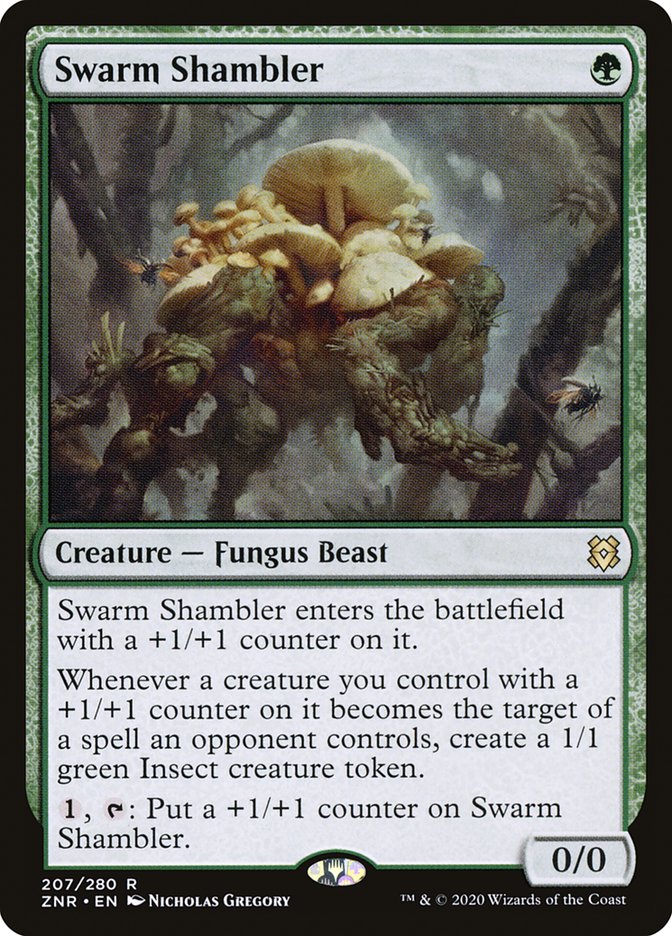 Swarm Shambler [Zendikar Rising] | Enigma On Main