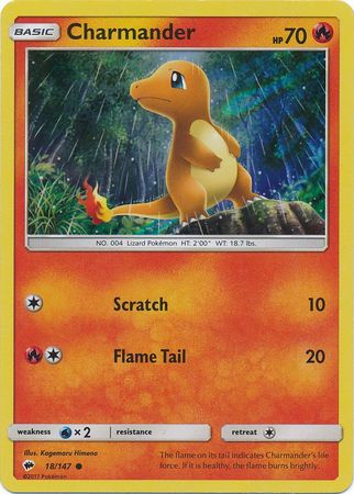 Charmander (18/147) (Premium Collection Promo) [Sun & Moon: Burning Shadows] | Enigma On Main